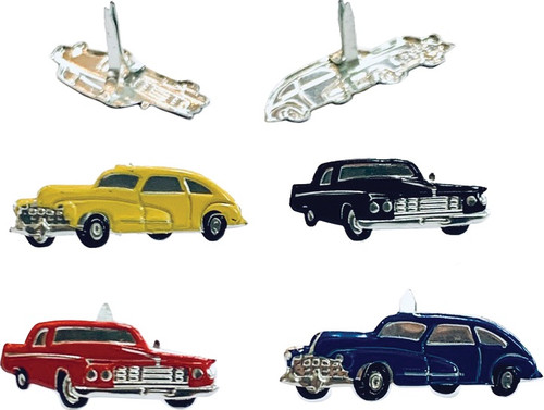 Eyelet Outlet Shape Brads 12/Pkg-Classic Car - QBRD2-35 - 879693009436 Eyelet Outlet Shape Brads 12/Pkg-Classic Car - QBRD2-35 - 879693009436