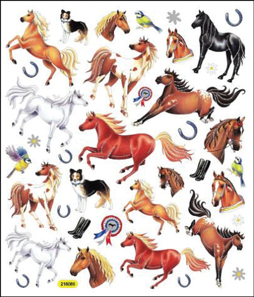 6 Pack Sticker King Stickers-Thoroughbred Horses SK129MC-4207 - 679924420715