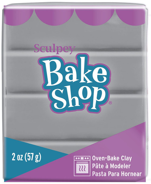 Sculpey Bake Shop Oven-Bake Clay 2oz-Gray - BA02-1803 - 715891180303