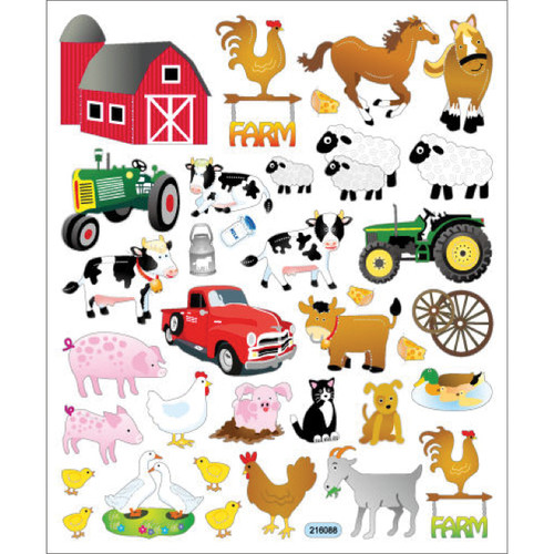 6 Pack Sticker King Stickers-The Farm SK129MC-4218 - 679924421811