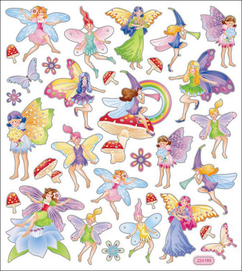 6 Pack Sticker King Stickers-Fairy Fantasy SK129MC-4220 - 679924422016