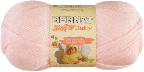 3 Pack - Bernat Softee Baby Yarn - Solids-Prettiest Pink - 166030-30205 - 057355268838