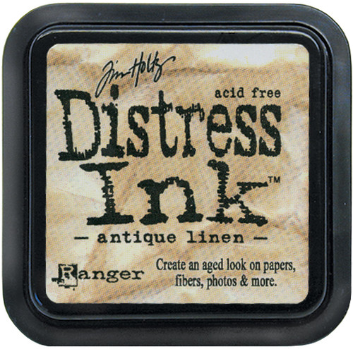3 Pack - Tim Holtz Distress Ink Pad-Antique Linen - DIS-19497 - 789541019497