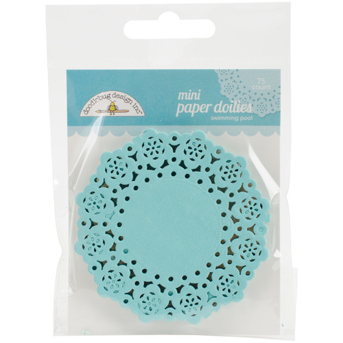 3 Pack - Doodlebug Mini Doilies 3" 75/Pkg-Swimming Pool - DDM-4602 - 842715046023 3 Pack - Doodlebug Mini Doilies 3" 75/Pkg-Swimming Pool - DDM-4602 - 842715046023