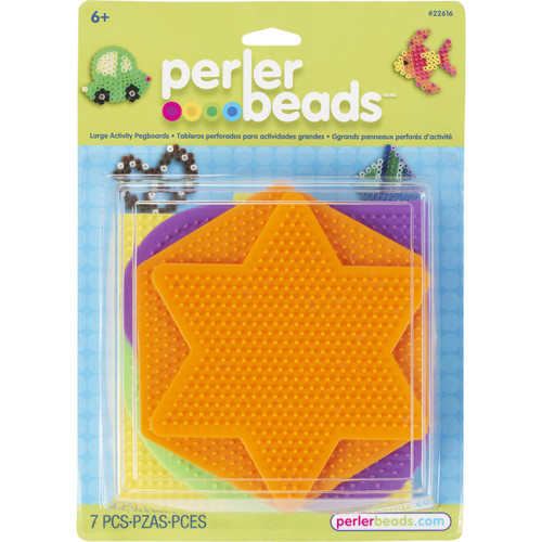 2 Pack - Perler Pegboards 5/Pkg-Assorted Shapes & Colors - 22616 - 048533026166 2 Pack - Perler Pegboards 5/Pkg-Assorted Shapes & Colors - 22616 - 048533026166
