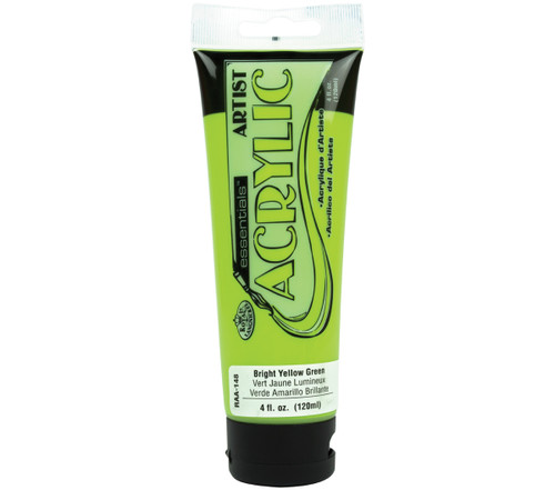 3 Pack - Royal & Langnickel(R) essentials(TM) Acrylic Paint 4oz-Bright Yellow Green - RAA-148 - 090672063601
