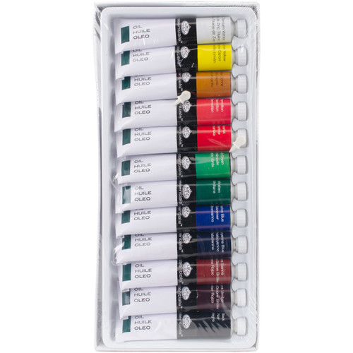 3 Pack - Royal & Langnickel(R) Oil Paints 21ml 12/Pkg-Assorted Colors - OIL21-12 3 Pack - Royal & Langnickel(R) Oil Paints 21ml 12/Pkg-Assorted Colors - OIL21-12