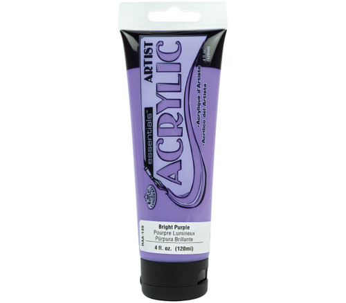 3 Pack - Royal & Langnickel(R) essentials(TM) Acrylic Paint 4oz-Bright Purple - RAA-149 - 090672063618