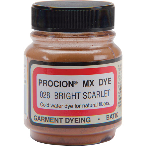 3 Pack Jacquard Procion MX Dye 19g-Bright Scarlet PMX-1028 - 743772102809