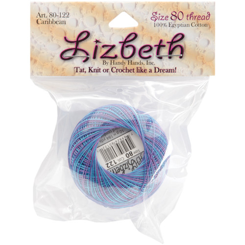 5 Pack Handy Hands Lizbeth Cordonnet Cotton Size 80-Caribbean HH80-122 - 769826801221
