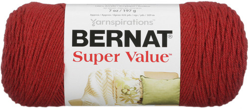 3 Pack - Bernat Super Value Solid Yarn-Redwood Heather - 164053-53522 - 057355302044