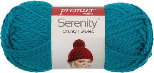 3 Pack Premier Serenity Chunky Yarn-Teal 700-44 - 847652064338