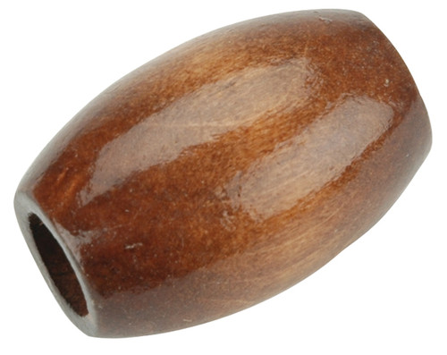 6 Pack - Pepperell Oval Wood Beads 32mmX22mm 6/Pkg-Maple - PWB3222-02