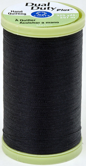 3 Pack Coats Dual Duty Plus Hand Quilting Thread 325yd-Black S960-0900 - 073650792885