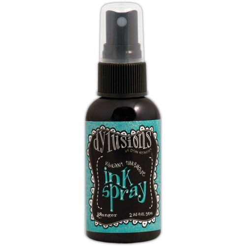 3 Pack - Dylusions Ink Spray 2oz-Vibrant Turquoise - DYC-33943 - 789541033943