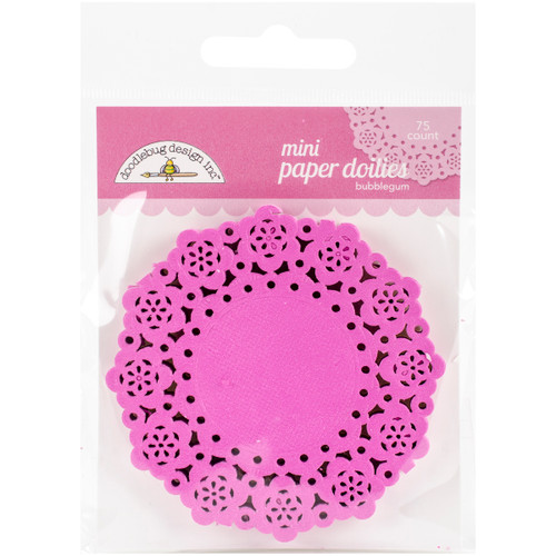 3 Pack - Doodlebug Mini Doilies 3" 75/Pkg-Bubblegum - DDM-4597 - 842715045972 3 Pack - Doodlebug Mini Doilies 3" 75/Pkg-Bubblegum - DDM-4597 - 842715045972
