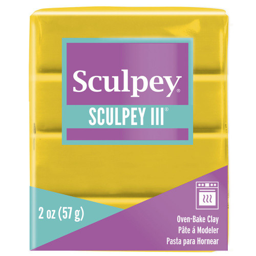 5 Pack Sculpey III Oven-Bake Clay 2oz-Yellow S302-072