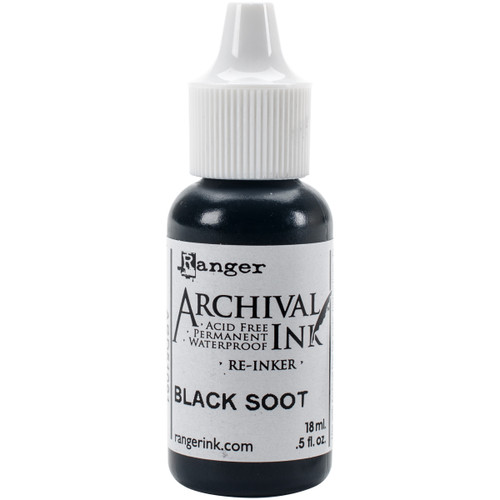 3 Pack - Tim Holtz Distress Archival Reinker-Black Soot - THARD-51091 - 789541051091