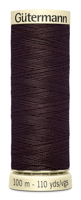 6 Pack - Gutermann Sew-All Thread 110yd-Seal Brown - 100P-593 - 077780001510