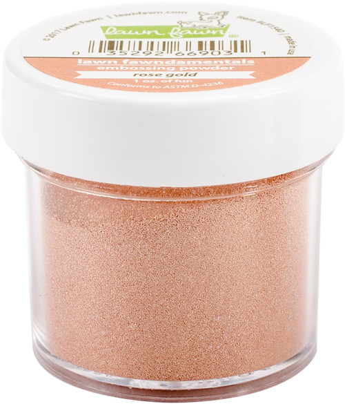 3 Pack Lawn Fawn Embossing Powder 1oz-Rose Gold LF1540 - 035292669031