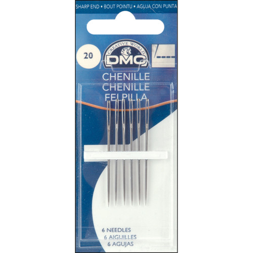 12 Pack - DMC Chenille Hand Needles-Size 20 6/Pkg - 1768-20 - 077540382736