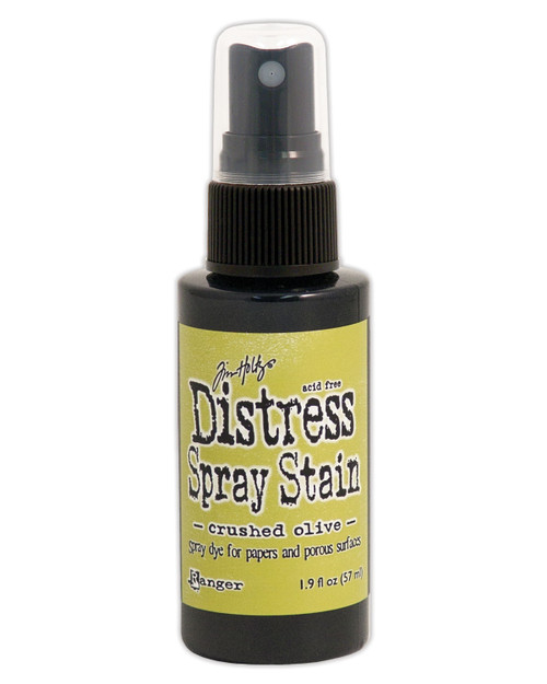 3 Pack - Tim Holtz Distress Spray Stain 1.9oz-Crushed Olive - TSS-42228 - 789541042228 3 Pack - Tim Holtz Distress Spray Stain 1.9oz-Crushed Olive - TSS-42228 - 789541042228