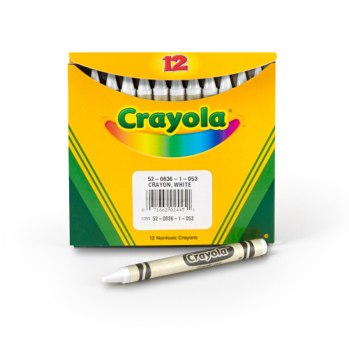 6 Pack Crayola White Crayons-12/Pkg 52-0836