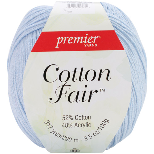 3 Pack Premier Cotton Fair Yarn-Baby Blue 27-3 - 847652015354