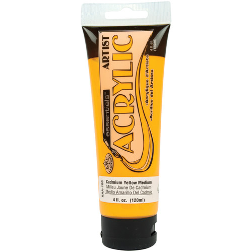 3 Pack - Royal & Langnickel(R) essentials(TM) Acrylic Paint 4oz-Cadmium Yellow - RAA-108 - 090672304384