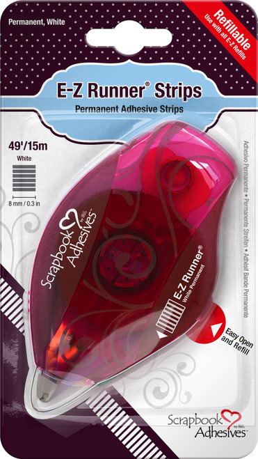 2 Pack Scrapbook Adhesives E-Z Runner Dispenser-Permanent, 49' 12006 - 093616012000