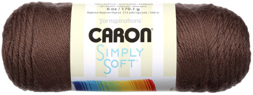 3 Pack Caron Simply Soft Solids Yarn-Taupe H97003-9783 - 035613977838