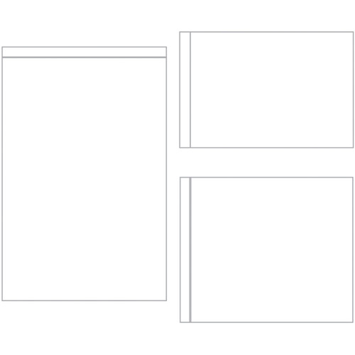 3 Pack - Simple Stories Sn@p! Photo Flips For 6"X8" Binders 12/Pkg-Variety - 4 Each Of 4"X6", 4"X4" & 3"X4" - SNAP4068 3 Pack - Simple Stories Sn@p! Photo Flips For 6"X8" Binders 12/Pkg-Variety - 4 Each Of 4"X6", 4"X4" & 3"X4" - SNAP4068