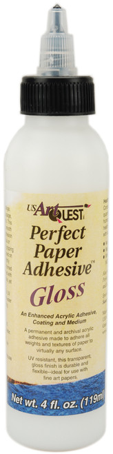 3 Pack - Perfect Paper Adhesive-Gloss 4oz - PPA104 - 630284123661