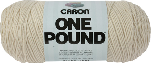 2 Pack Caron One Pound Yarn-Off White 294010-10514 - 057355383616