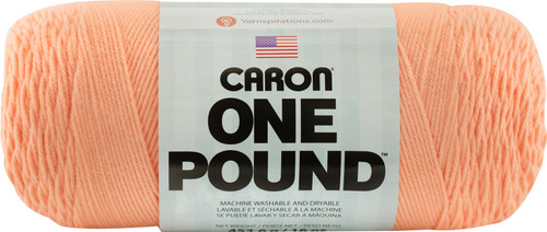 2 Pack Caron One Pound Yarn-Peach 294010-10504 - 057355383555