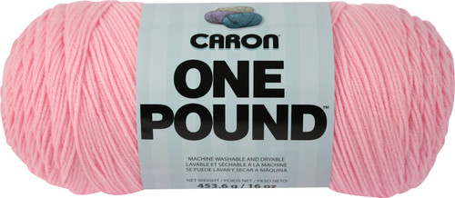 2 Pack - Caron One Pound Yarn-Soft Pink - 294010-10513 - 057355383609