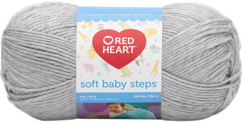 3 Pack - Red Heart Soft Baby Steps Yarn-Elephant - E746-9401 - 073650837241