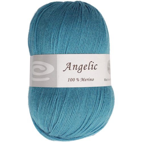5 Pack Elegant Angelic Yarn-Sea Blue Q105-F336 - 783583949514