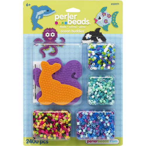 2 Pack Perler Fused Bead Kit-Ocean Buddies 559-71 - 048533559718