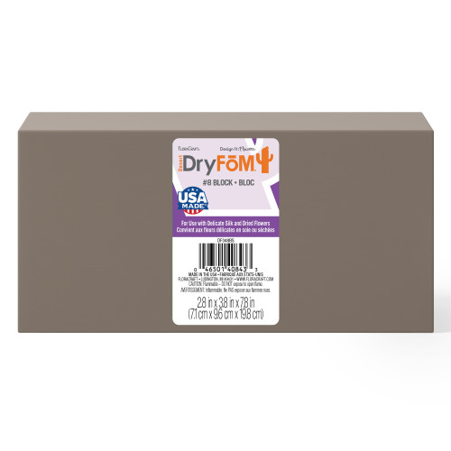 4 Pack FloraCraft Floral Desert DryFoM Block-2.8"x3.8"x7.8" DF20B0 - 046501408433