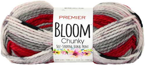 Premier Bloom Chunky Yarn-Poppy 1114-11 - 847652087511