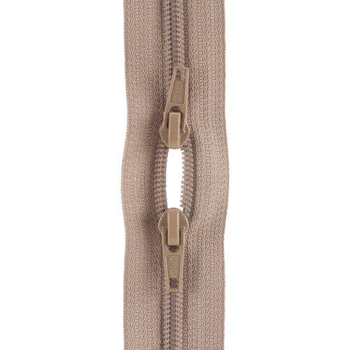 2 Pack - Coats Purse Double Slider Zipper 18"-Dogwood - F53 18-155 - 073650782336