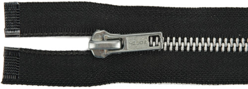 2 Pack - Coats Heavyweight Aluminum Separating Metal Zipper 24"-Black - F25A 24-2 - 073650897023