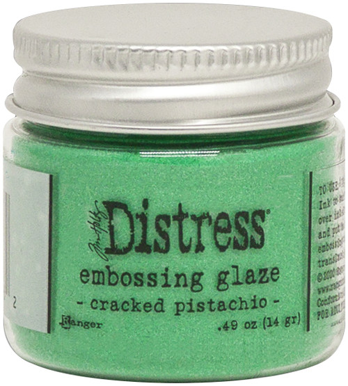 Tim Holtz Distress Embossing Glaze-Cracked Pistachio - TDE-70962 - 789541070962