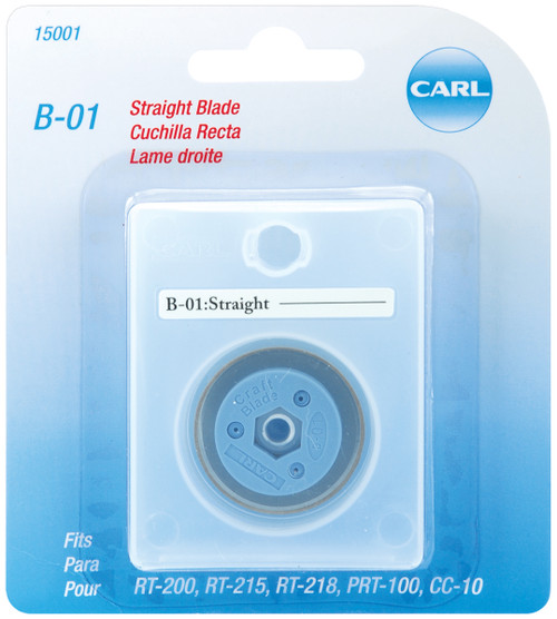 2 Pack - Carl Professional Rotary Trimmer Replacement Blade-Straingt; For RT-200 - B-01 - 682391150016