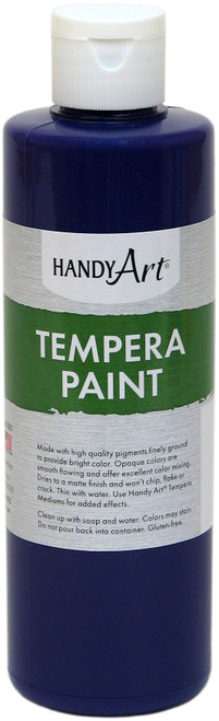 6 Pack - Handy Art Tempera Paint 8oz-Violet - 206-040 - 075176104623