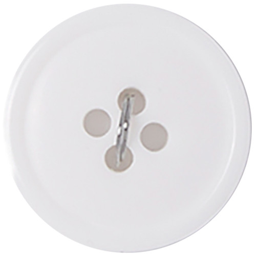 6 Pack Slimline Buttons Series 1-White 4-Hole 3/4" 3/Pkg SL1-10