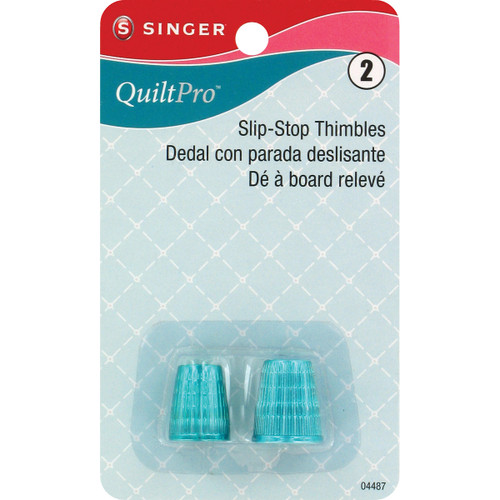6 Pack Singer QuiltPro Slip-Stop Thimbles-2/Pkg 04487 - 075691044879