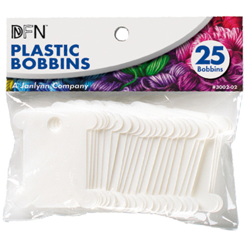 12 Pack - Janlynn Plastic Floss Bobbins-25/Pkg - 3002-02 - 029064002027