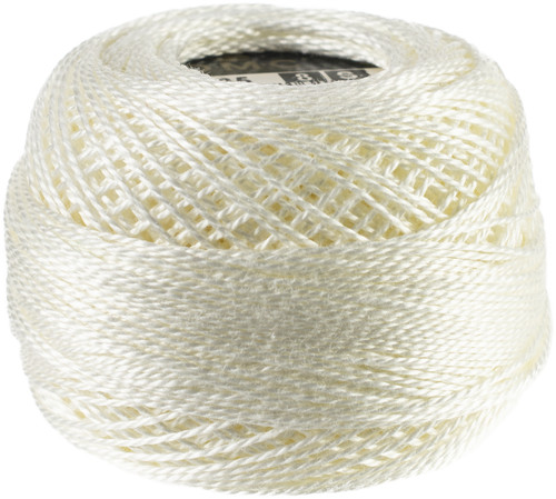 10 Pack - DMC Pearl Cotton Ball Size 8 87yd-Winter White - 116 8-3865 - 077540206216 10 Pack - DMC Pearl Cotton Ball Size 8 87yd-Winter White - 116 8-3865 - 077540206216